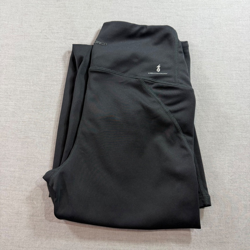 New Balance Leggings Womens Small Black Excellent Lightning Dry Athletic Pants